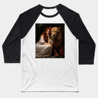 Lady and the Lion Baseball T-Shirt